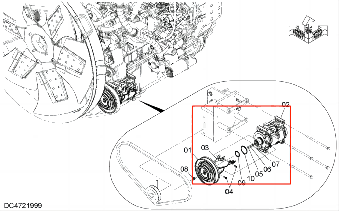  4721999 COMPRESSOR - For Hitachi 