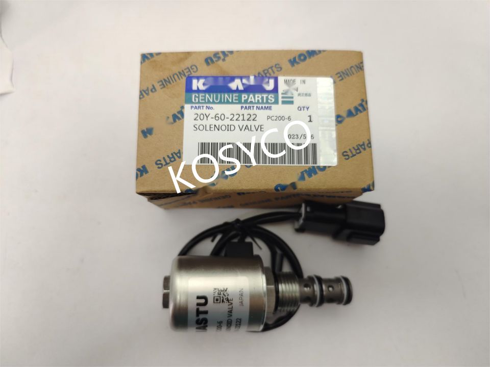 20Y-60-22122 SOLENOID VALVE FOR KOMATSU parts