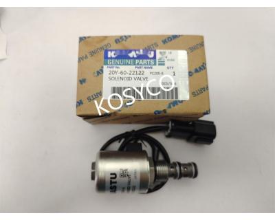 20Y-60-22122 SOLENOID VALVE FOR KOMATSU parts